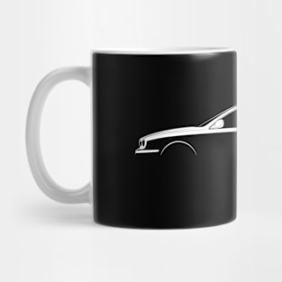Jaguar X-Type Silhouette Mug